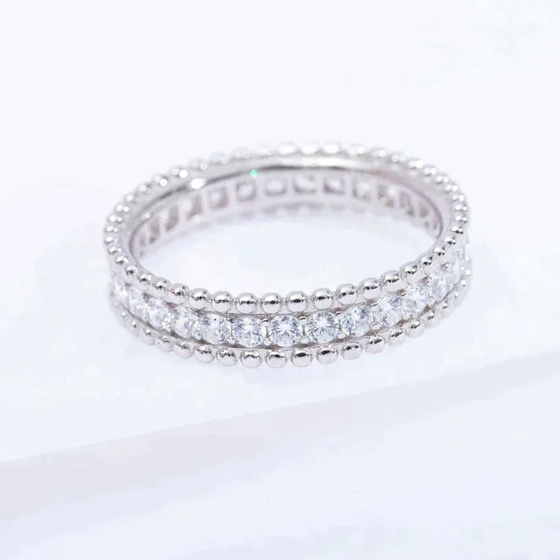 [Auream]PERLEE DIAMOND SILVER RING