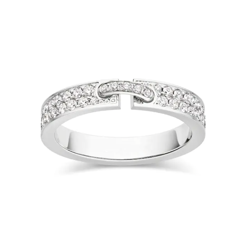[Auream]ALLIANCE LIENS VIDENCE PAVED DIAMOND 4MM RING