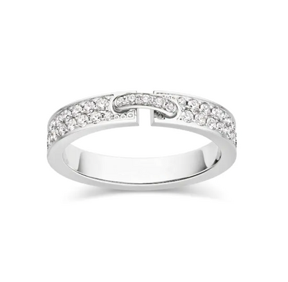[Auream]ALLIANCE LIENS VIDENCE PAVED DIAMOND 4MM RING