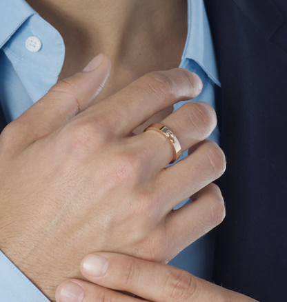 [Auream]ALLIANCE LIENS VIDENCE 4MM RING