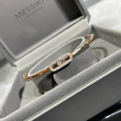 [Auream]Move Uno pavé flex bangle medium