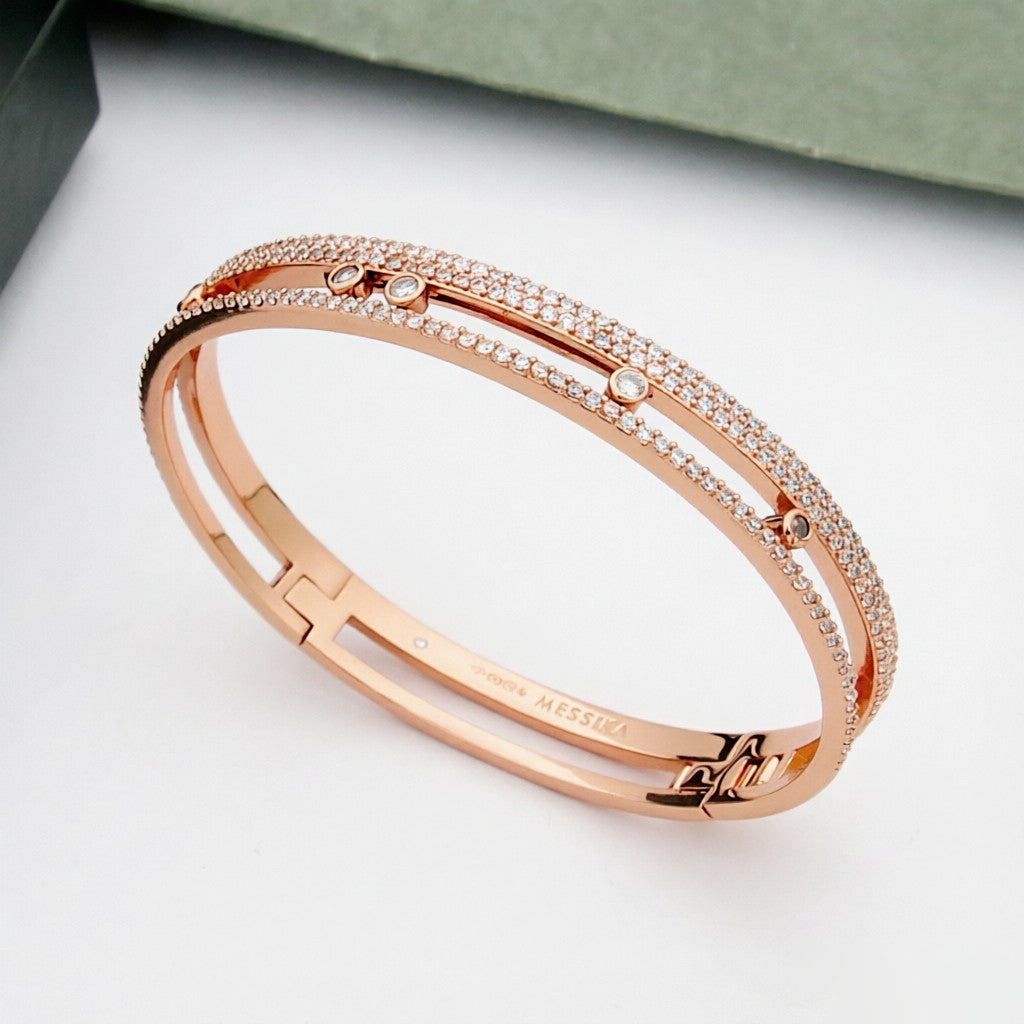 [Auream]Move Romane pavé bangle