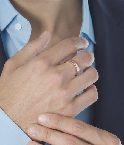 [Auream]ALLIANCE LIENS VIDENCE DIAMOND 4MM RING