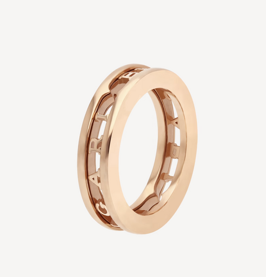[Auream]ZERO 1 ONE-BAND WITH OPENWORK LOGO SPIRAL RING