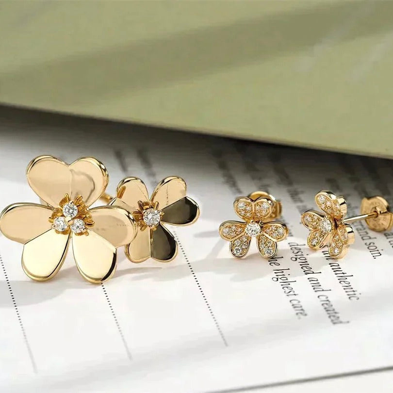 [Auream]CLOVER COMOS GOLD DIAMOND RING