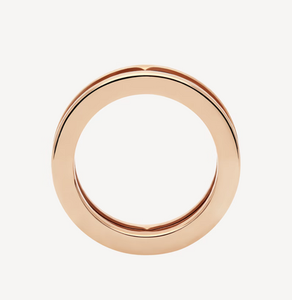 [Auream]ZERO 1 ONE-BAND WITH OPENWORK LOGO SPIRAL RING