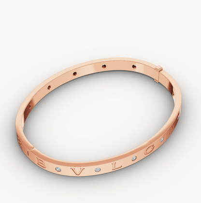 [Auream]ZERO 1 PINK GOLD 12 DIAMONDS BRACELET