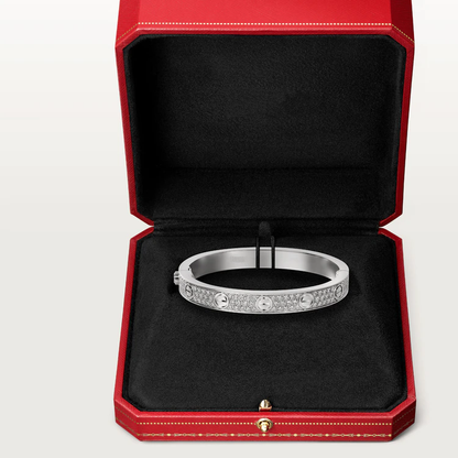 [Auream]LOVE BRACELET 6.1MM DIAMOND-PAVED