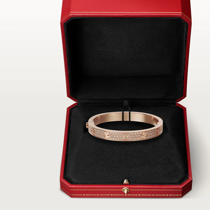 [Auream]LOVE BRACELET 6.1MM DIAMOND-PAVED