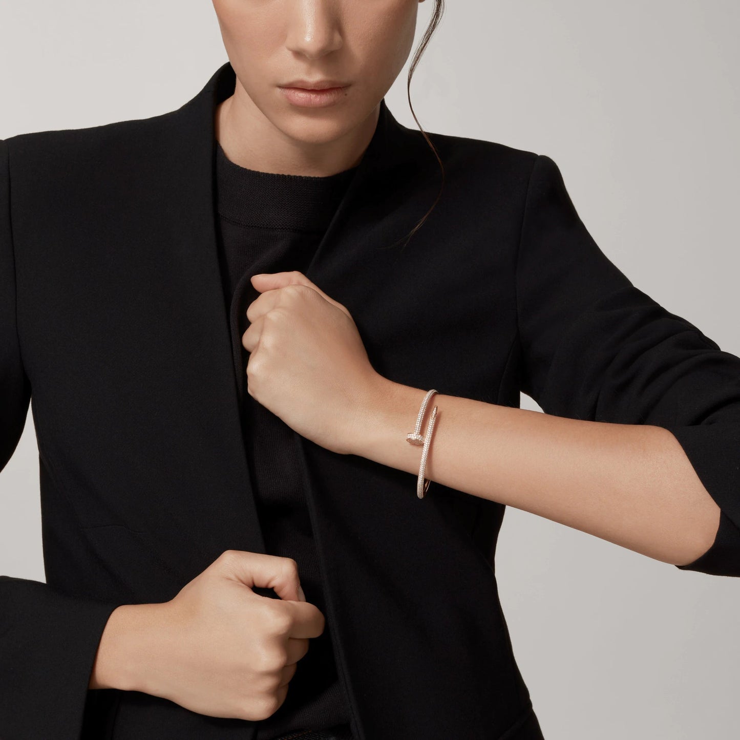 [Auream]JUSTE BRACELET 3.5MM ALL DIAMONDS