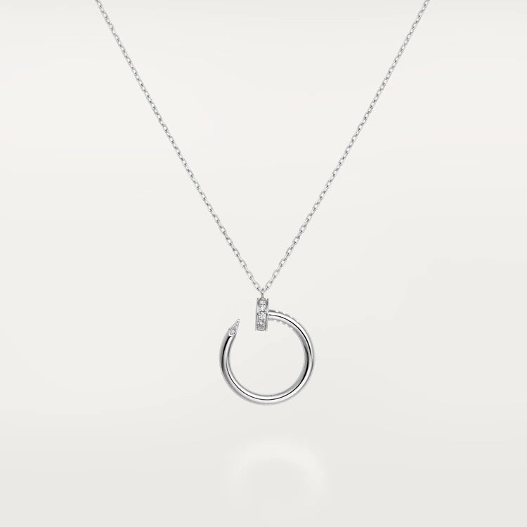 [Auream]JUSTE NECKLACE SILVER