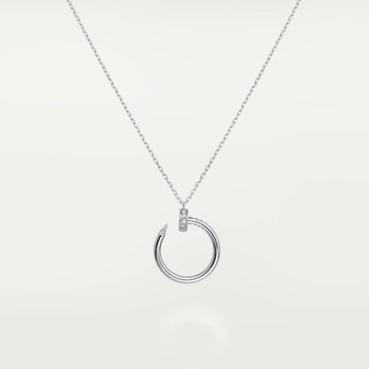 [Auream]JUSTE NECKLACE SILVER