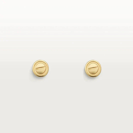[Auream]LOVE EARRINGS GOLD 10MM