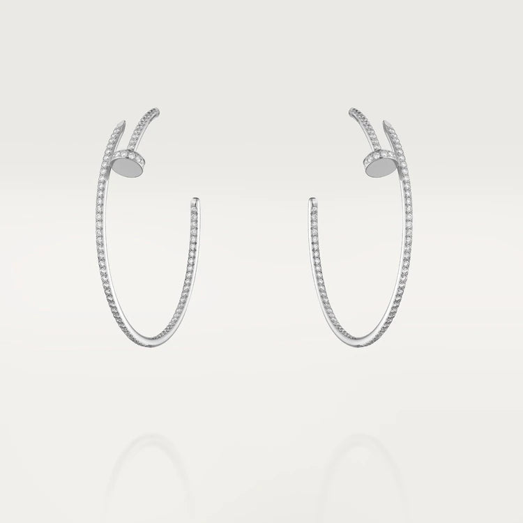 [Auream]JUSTE EARRINGS FULL DIAMONDS 1.8MM