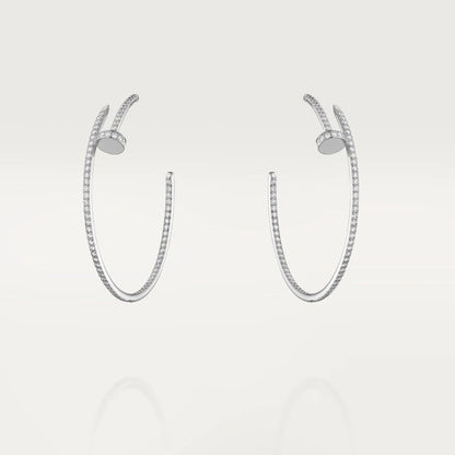 [Auream]JUSTE EARRINGS FULL DIAMONDS 1.8MM