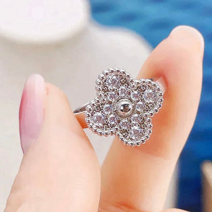 [Auream]CLOVER DIAMOND RING