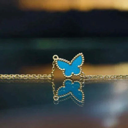 [Auream]BUTTERFLY TURQUOISE BUTTERFLY BRACELET