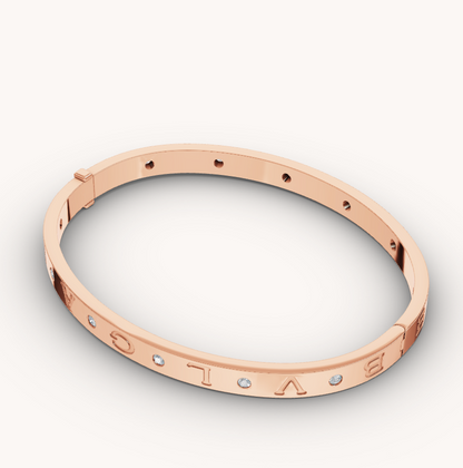 [Auream]ZERO 1 PINK GOLD 12 DIAMONDS BRACELET