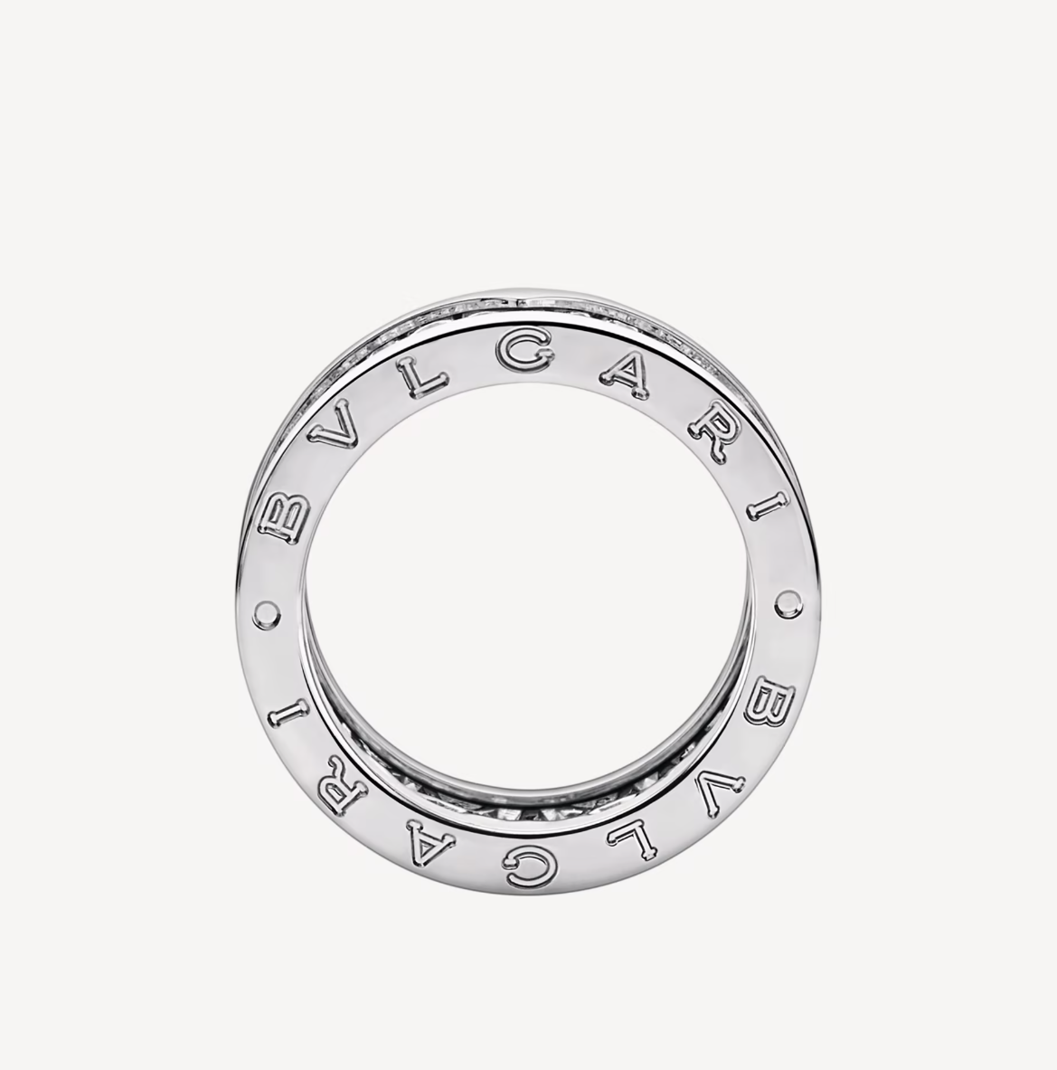 [Auream]ZERO 1 WITH PAVED DIAMONDS ON THE SPIRAL RING