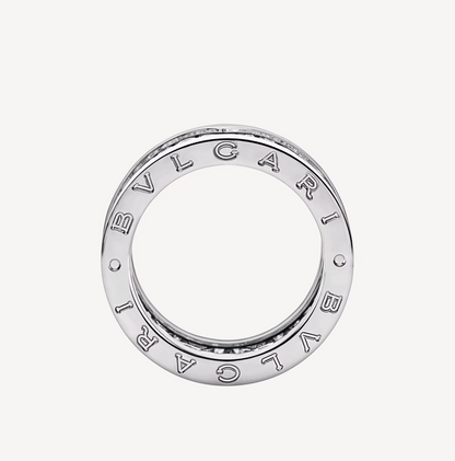 [Auream]ZERO 1 WITH PAVED DIAMONDS ON THE SPIRAL RING