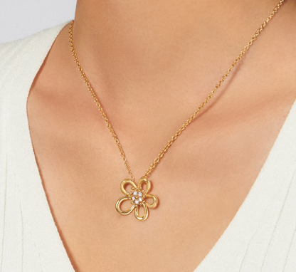 [Auream]Flowerlace NECKLACE