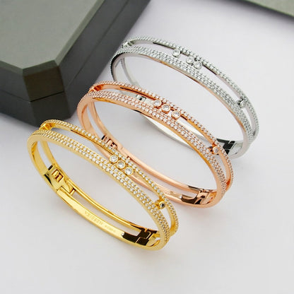 [Auream]Move Romane pavé bangle