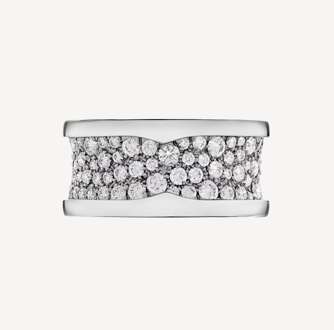 [Auream]ZERO 1 WITH PAVED DIAMONDS ON THE SPIRAL RING