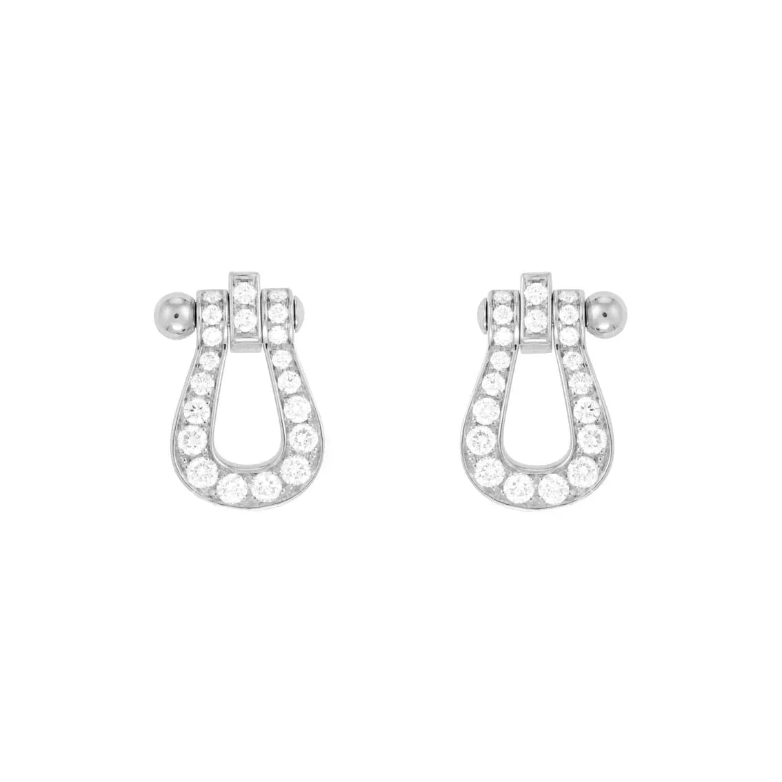 [Auream]FORCE 10 FULL DIAMOND STUD EARRINGS MINI MODEL