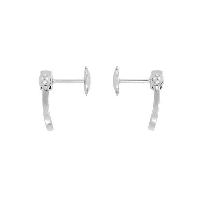 [Auream]FORCE 10 FULL DIAMOND STUD EARRINGS MINI MODEL