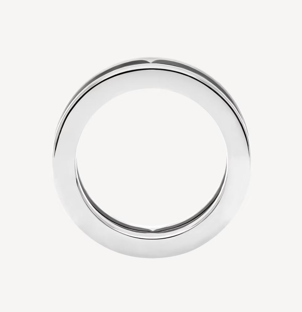 [Auream]ZERO 1 ONE-BAND WITH OPENWORK LOGO SPIRAL RING