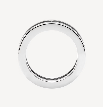 [Auream]ZERO 1 ONE-BAND WITH OPENWORK LOGO SPIRAL RING