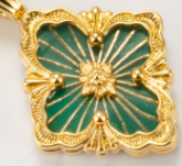 [Auream] B.C.L SMALL SIZE  ENAMEL NECKLACE（Various colors)