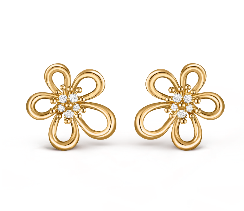 [Auream]FLOWERLACE EARRINGS