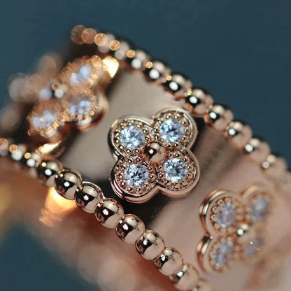 [Auream]CLOVER KALEIDOSCOPE RING 10MM