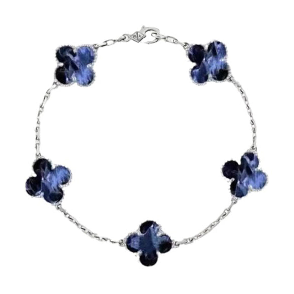 [Auream]CLOVER 5 MOTIF PIETERSITE BRACELET COLLECTION