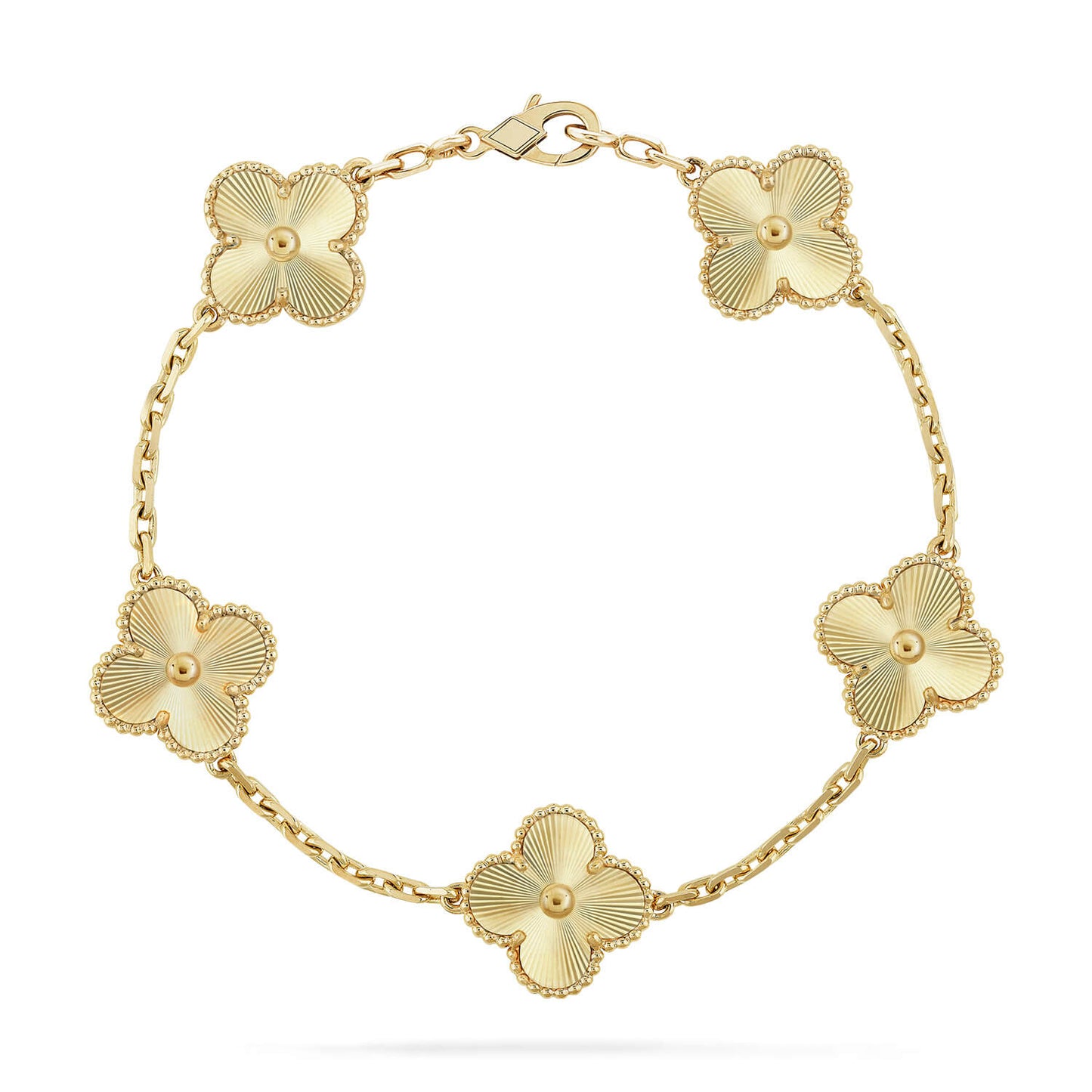 [Auream] CLOVER 5 MOTIF LASER BRACELET COLLECTION