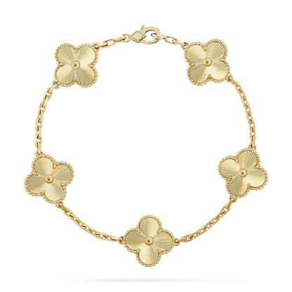 [Auream] CLOVER 5 MOTIF LASER BRACELET COLLECTION