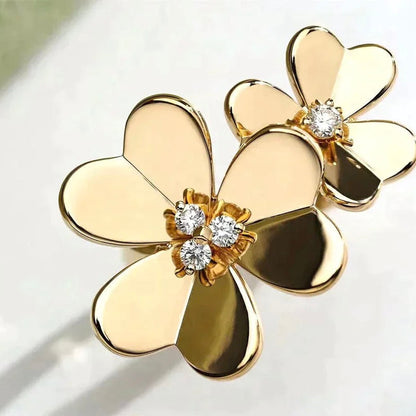 [Auream]CLOVER COMOS GOLD DIAMOND RING