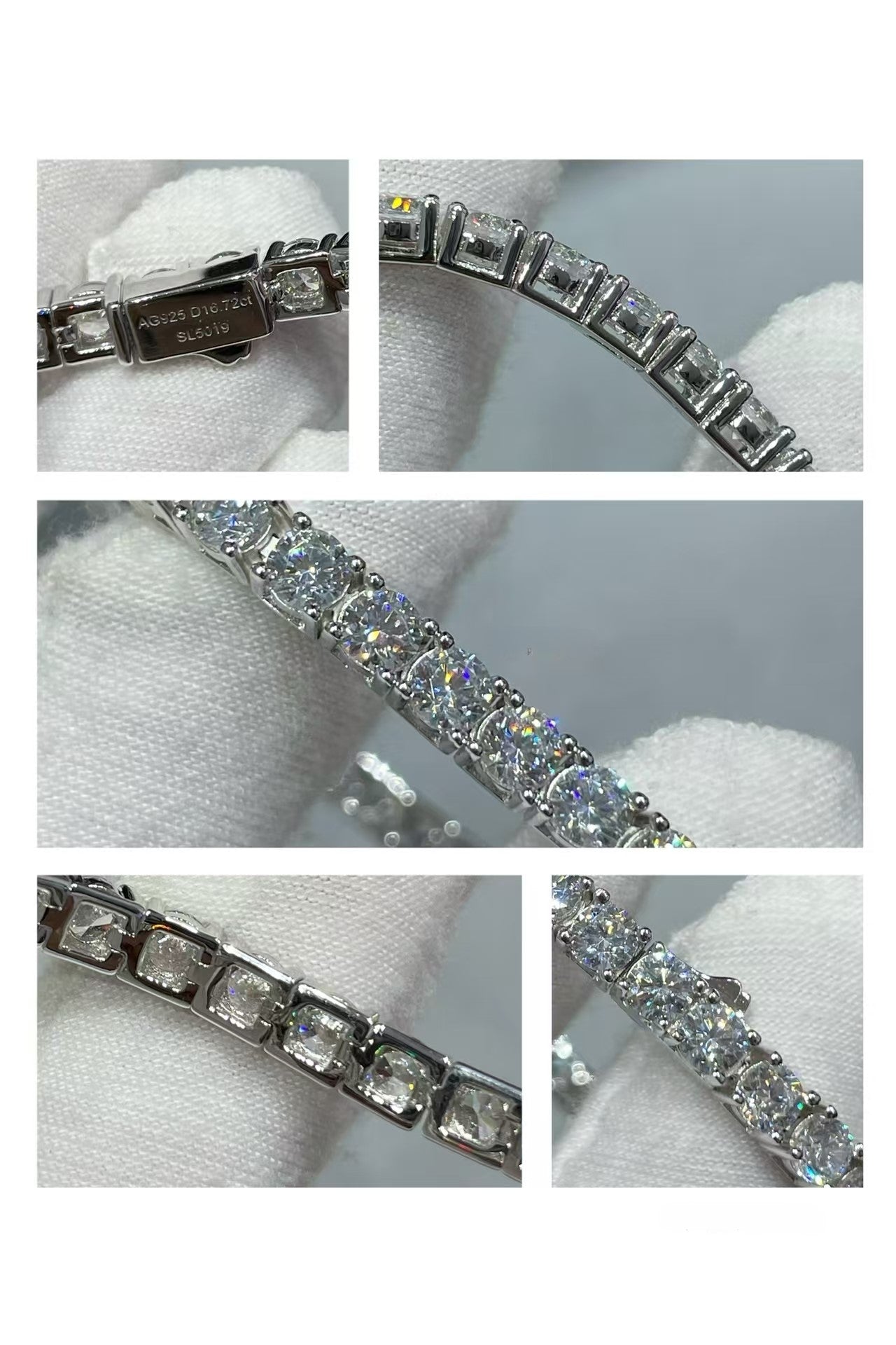 [Auream jewelrys]TENNIS BRACELET WITH FULL DIAMOND SETTING