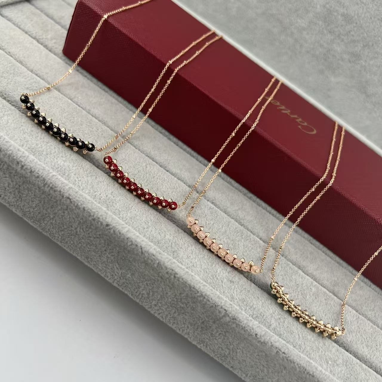 [Auream] 2026 NEW COLORED GEMSTONES NECKLACE