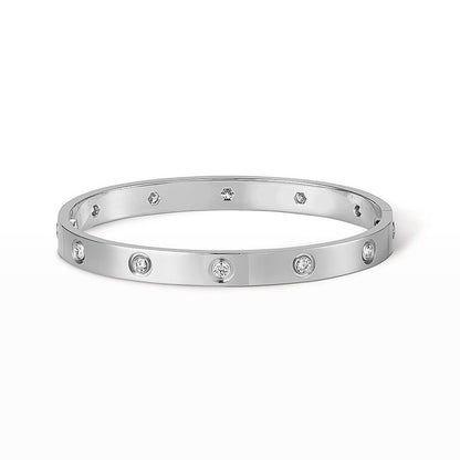 [Auream]LOVE BRACELET 6.1MM 10 DIAMONDS