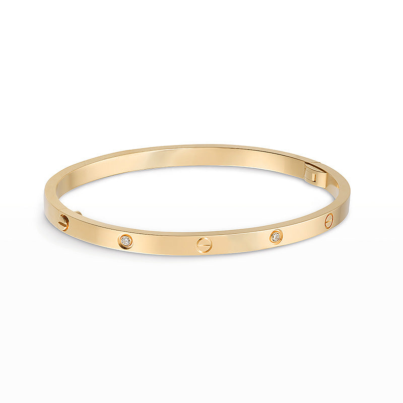 [Auream]LOVE BRACELET 3.65MM 6 DIAMONDS