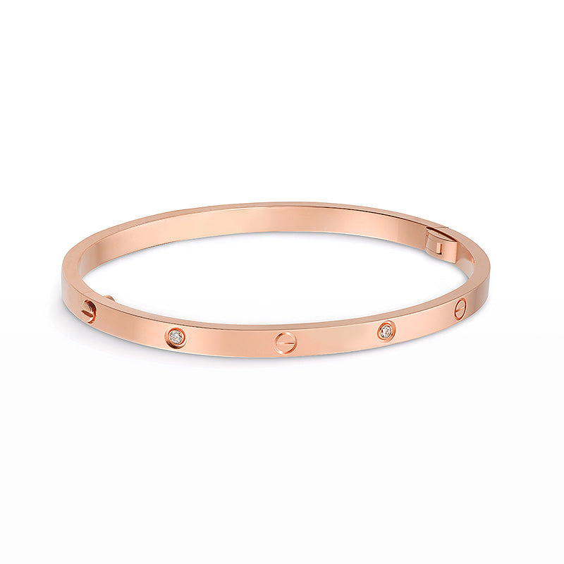 [Auream]LOVE BRACELET 3.65MM 6 DIAMONDS