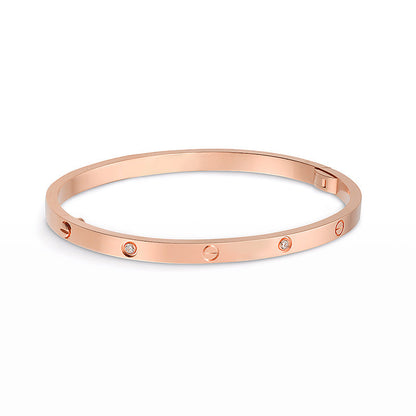 [Auream]LOVE BRACELET 3.65MM 6 DIAMONDS