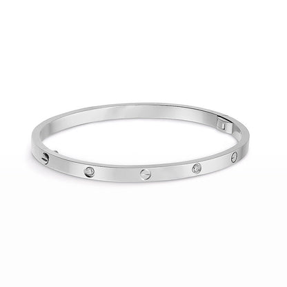 [Auream]LOVE BRACELET 3.65MM 6 DIAMONDS