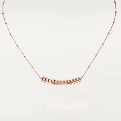 [Auream]CLASH PINK GOLD NECKLACE