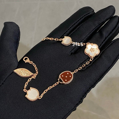 [Auream]LUCKY SPRING 5 MOTIF BRACELET