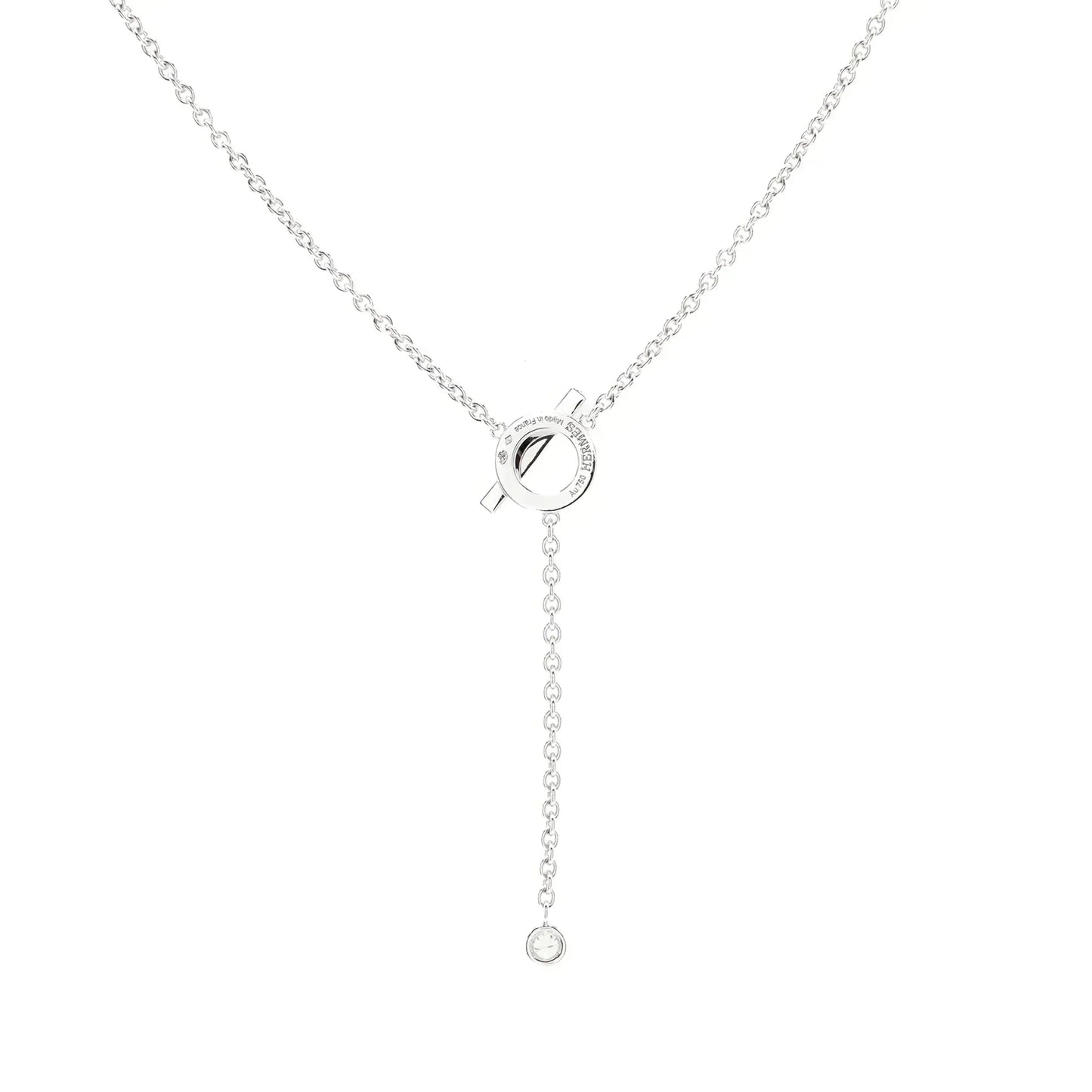 [Auream]FINESSE SILVER DIAMOND NECKLACE
