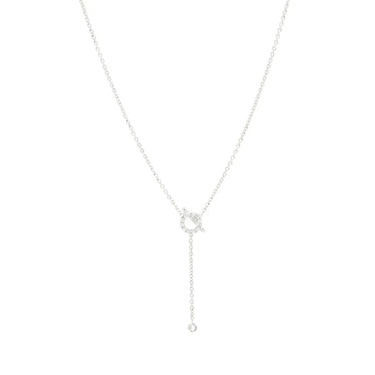 [Auream]FINESSE SILVER DIAMOND NECKLACE