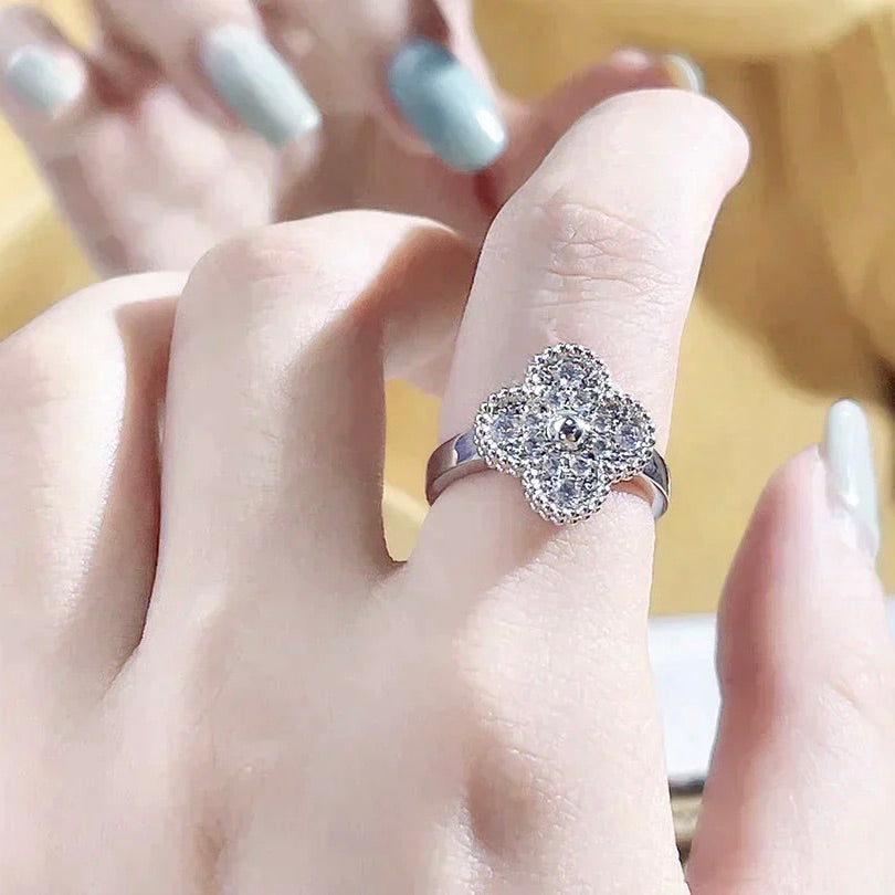 [Auream]CLOVER DIAMOND RING
